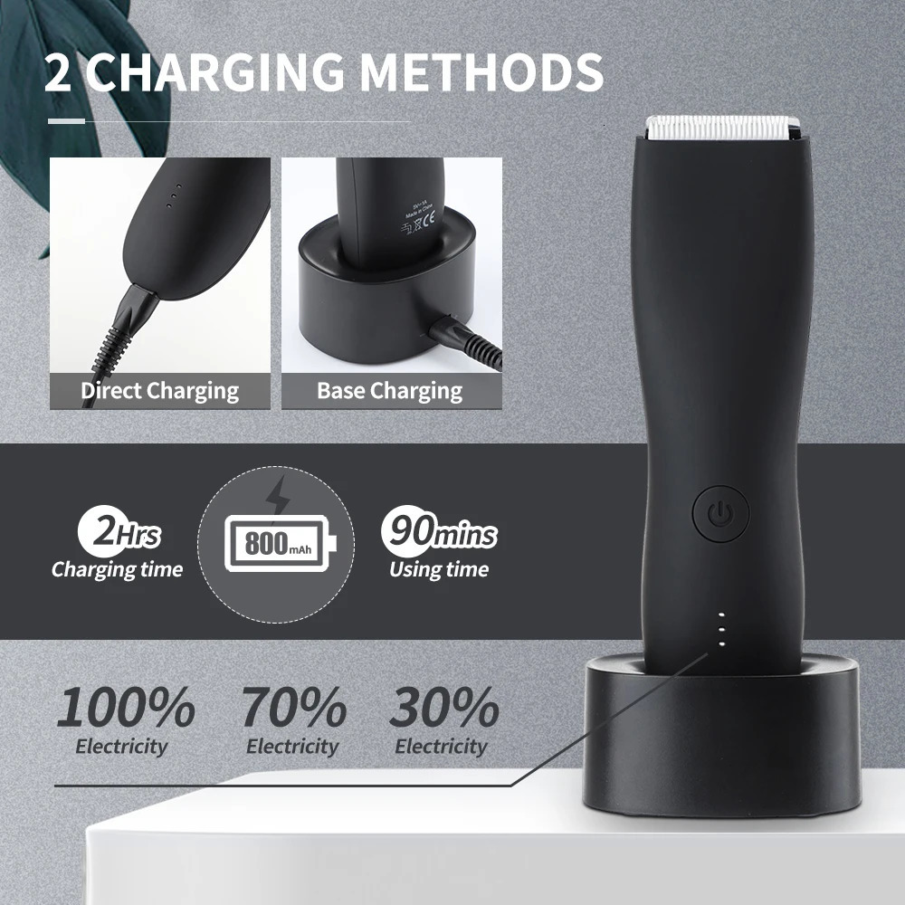 Professional Hair Clipper Rechargeable Beard Trimmer Hair Cutting Machine Electric Shaver For Body Hair Shaving Safety Razor 240112