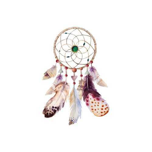 Makeup Catcher Tattoo Dream Sticker Set Colored Feather Water Transfer Waterproof Girl Simulation Arm