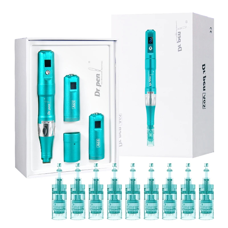 Professional Dr Ultima A6S Dermapen Beauty Machine Wireless Dr.pen Skin Care MTS Meso Therapy Derma Dr Pen Mcicro Needle Cartridges Wireless PMU Face 