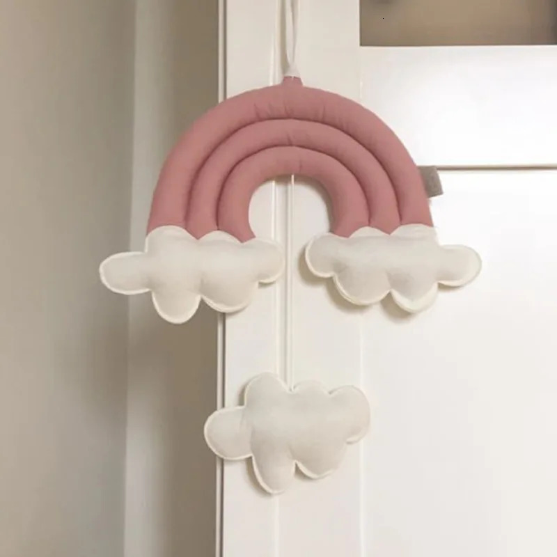 Baby Bed Around Bumper Bar Crib Cot Room Clouds Accessories For Infant Baby Bedding Set Toys Kids Crib Pendant 240112