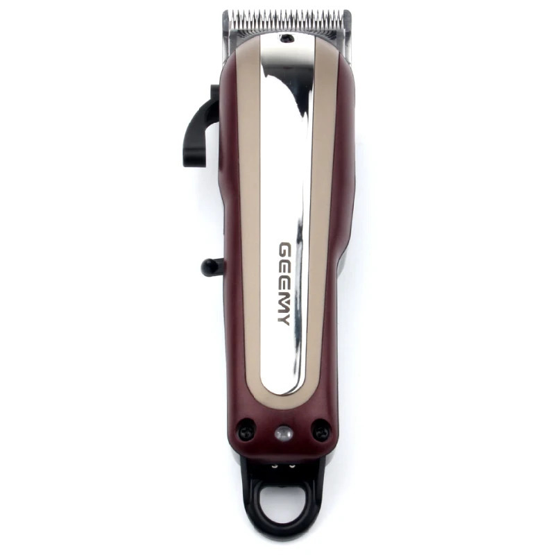 Original Geemy Professional Cordless Hair Clipper Rechargeable Beard Hair Trimmer For Men Electric Haircut Magic Blade 240112