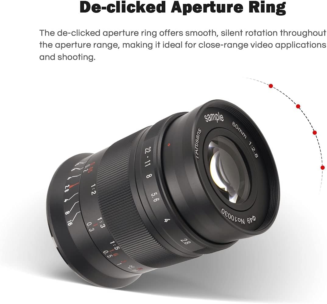 60mm F2.8 II Camera Macro Lens Manual Focus APS-C for Canon Sony Nikon M4/3 Olympus Fuji X-A1 X-A10 X-A2 X-A3 X-M1 XM2 X-Pro1 X-Pro2 X-E1 X-E2 E-E2s X