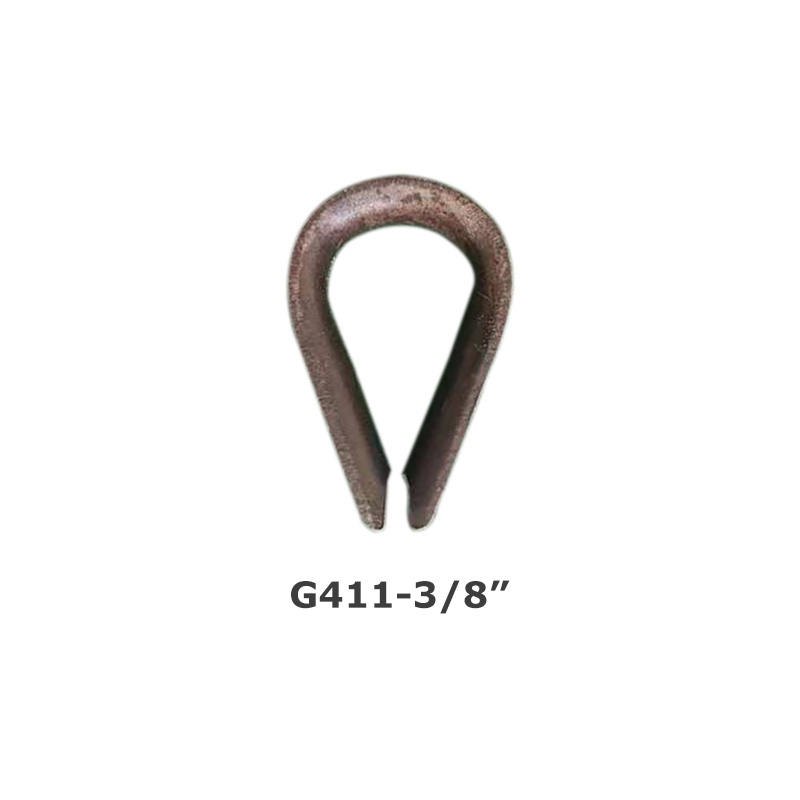 Rigging manufacturers produce and wholesale supply American heavy-duty steel wire rope thimble G-411