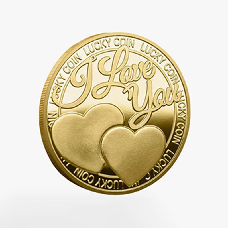 Love Collection Coin I Love You More Than Commemorative Gold Coin Gift Her Home Decor Z102