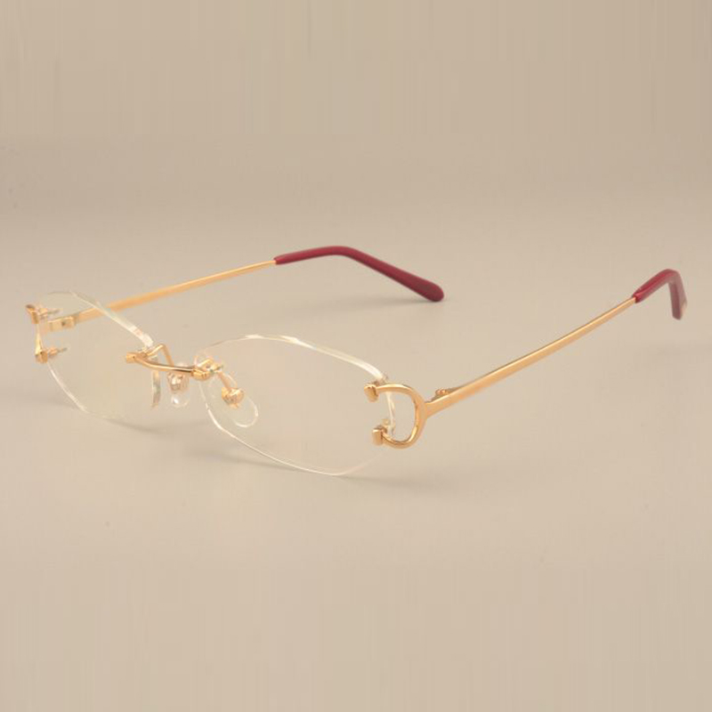 Factory direct new fashion diamond lens, ultra light metal sunglasses 4193826 casual claw metal temple sunglasses size 54-18-135mm