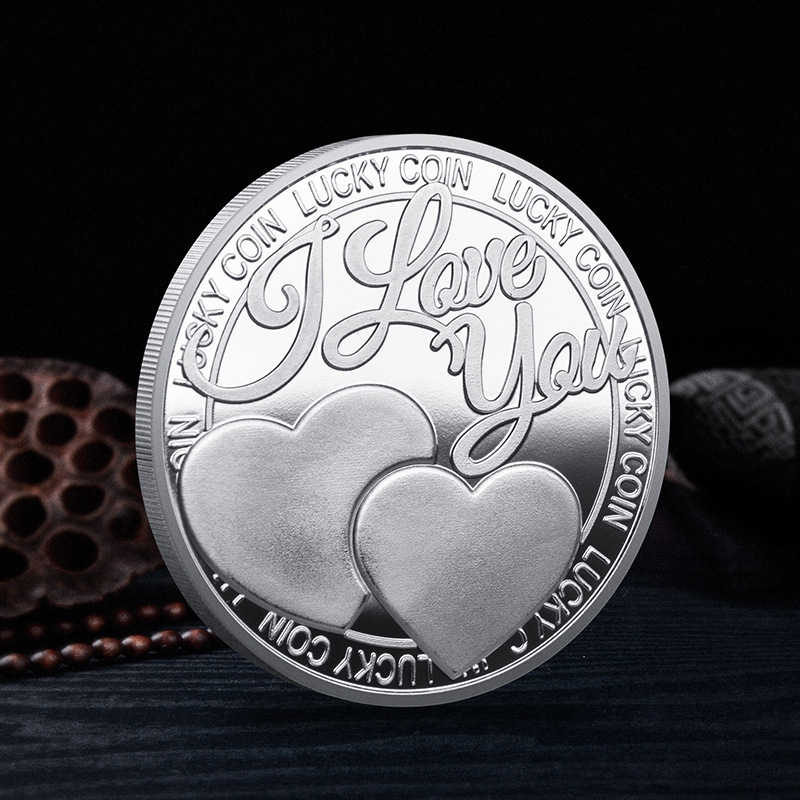 Love Collection Coin I Love You More Than Commemorative Gold Coin Gift Her Home Decor Z102