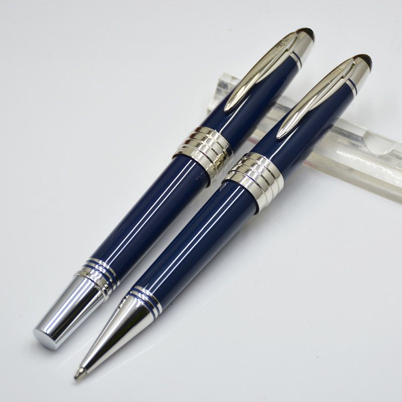 high quality JFK Dark Blue / Black Roller ball pen / Ballpoint pen / Fountain pen office stationery Promotion Write ink pens Gift