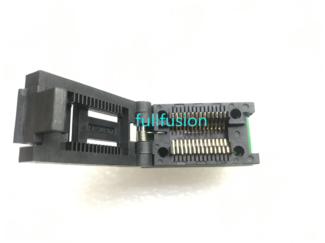 FP-28-1.27-07 SOP28 TO DIP Programming Adapter 1.27mm Pitch Package Size 7.9mm