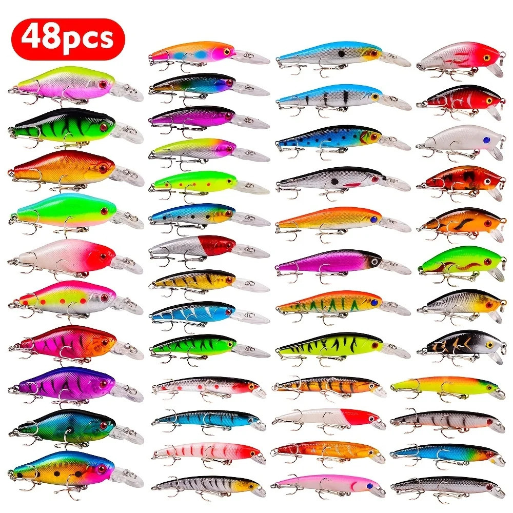 Fishing Lure Set Hard Bait Mini Minnow Floating Swing Crankbait Crazy Wobblers Artificial Bionic Crank Lures 240113