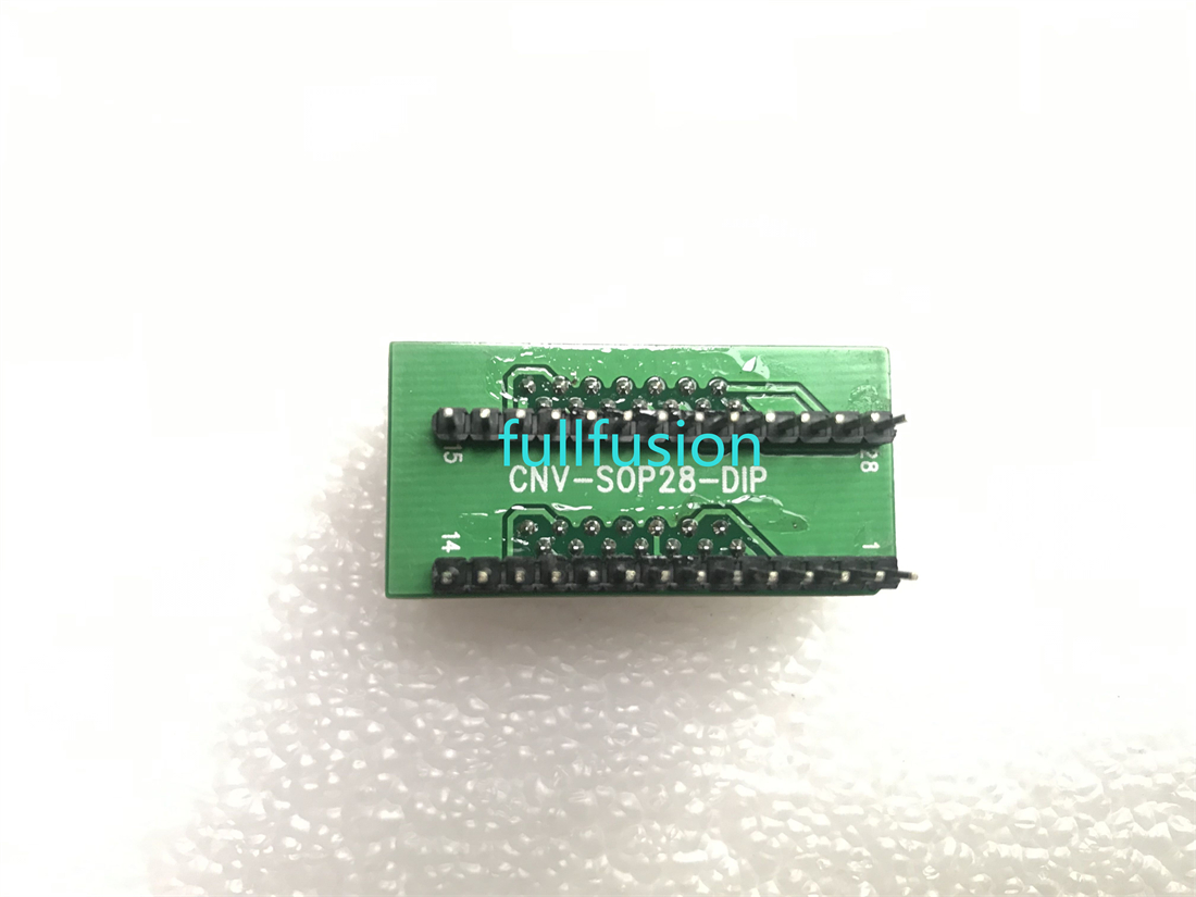 FP-28-1.27-07 SOP28 TO DIP Programming Adapter 1.27mm Pitch Package Size 7.9mm