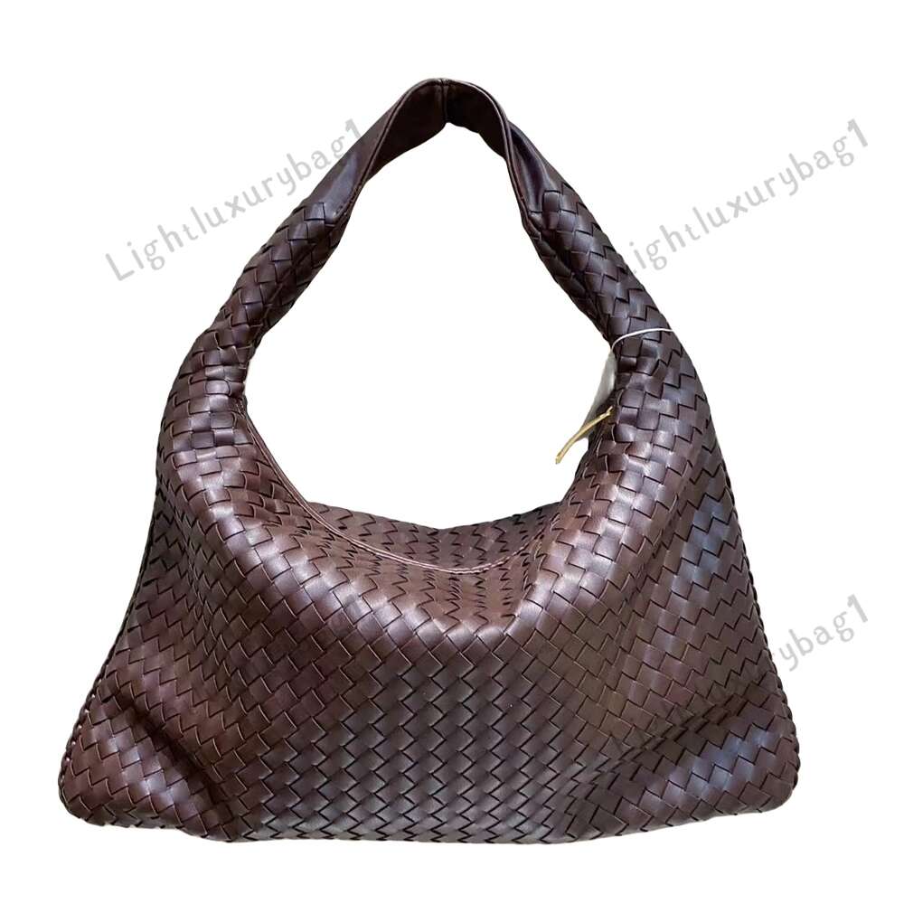 Large Designer Woven Leather Shoulder Bag for Women - Stylish & Durable