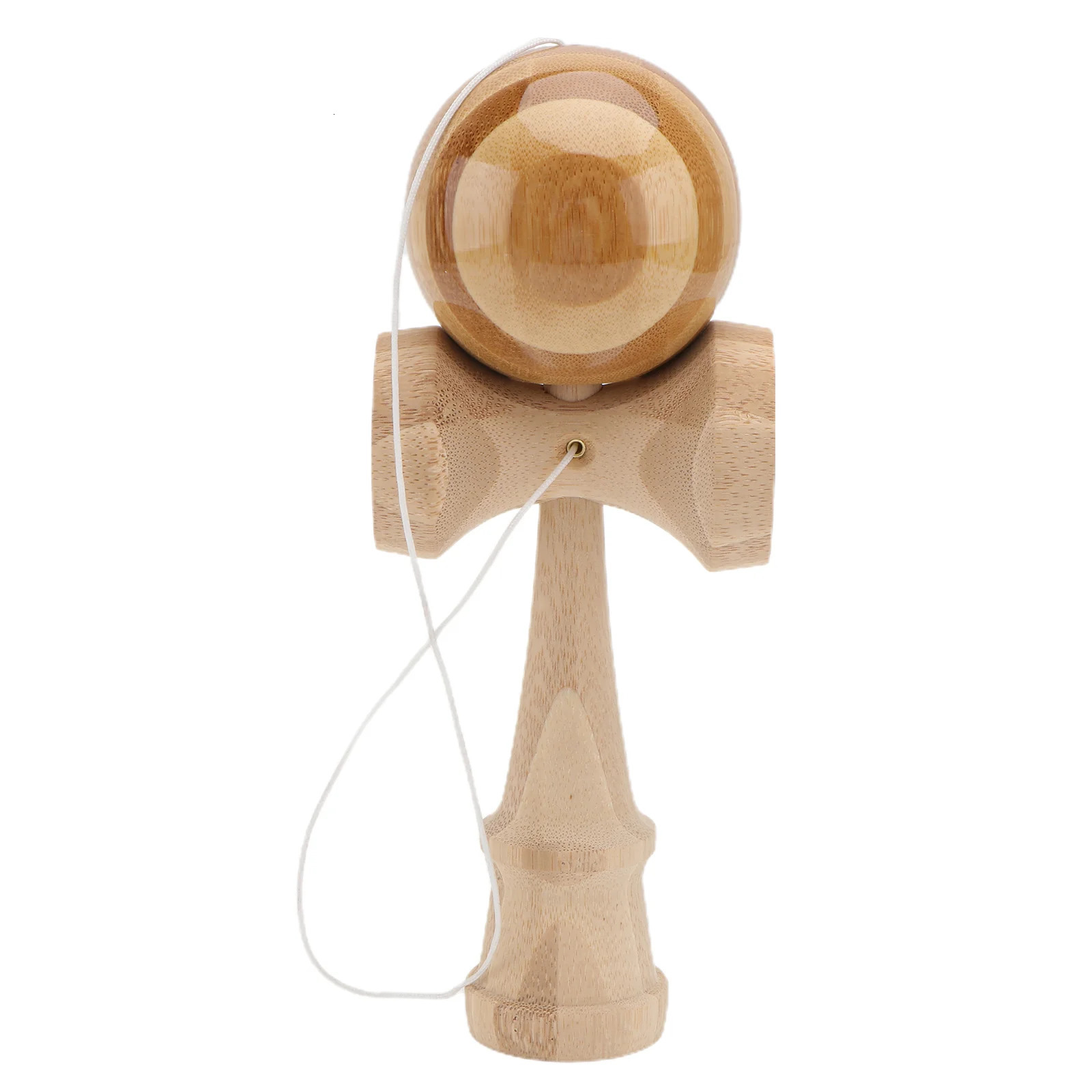 1PC 6CM Wooden Kendama Funny Splicing Skill Creative Kendama Skill Ball For Yard Stadium Home Park Sword Ball 240113
