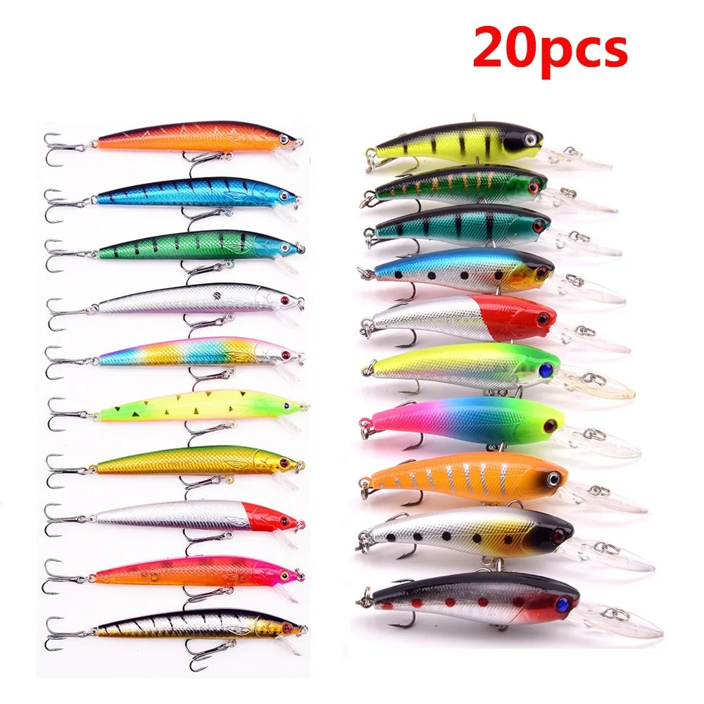 Fishing Lure Set Hard Bait Mini Minnow Floating Swing Crankbait Crazy Wobblers Artificial Bionic Crank Lures 240113