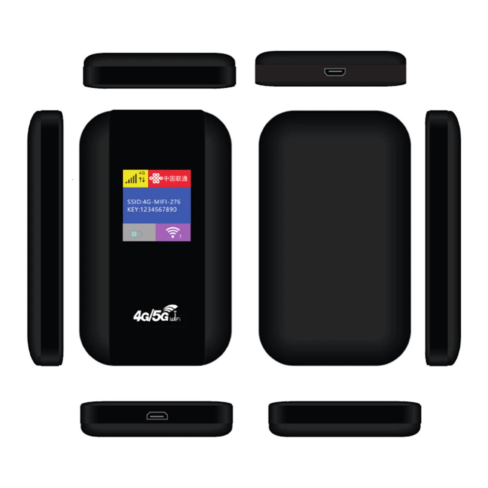 4G WIFI Router Card LTE Wireless Mini Outdoor spot Pocket Modem with Sim Slot Repeater Car Mobile Wifi 240113