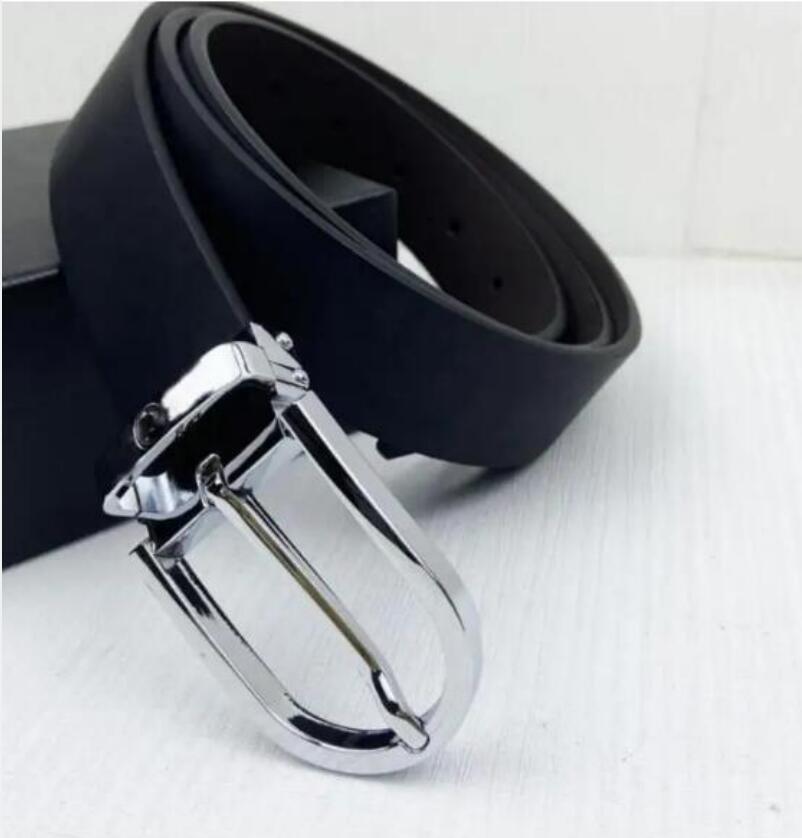 Designer Genuine Leather Belt For Men Width Fashion Luxury Belts Letter Buckle Waistband Cintura Ceintures