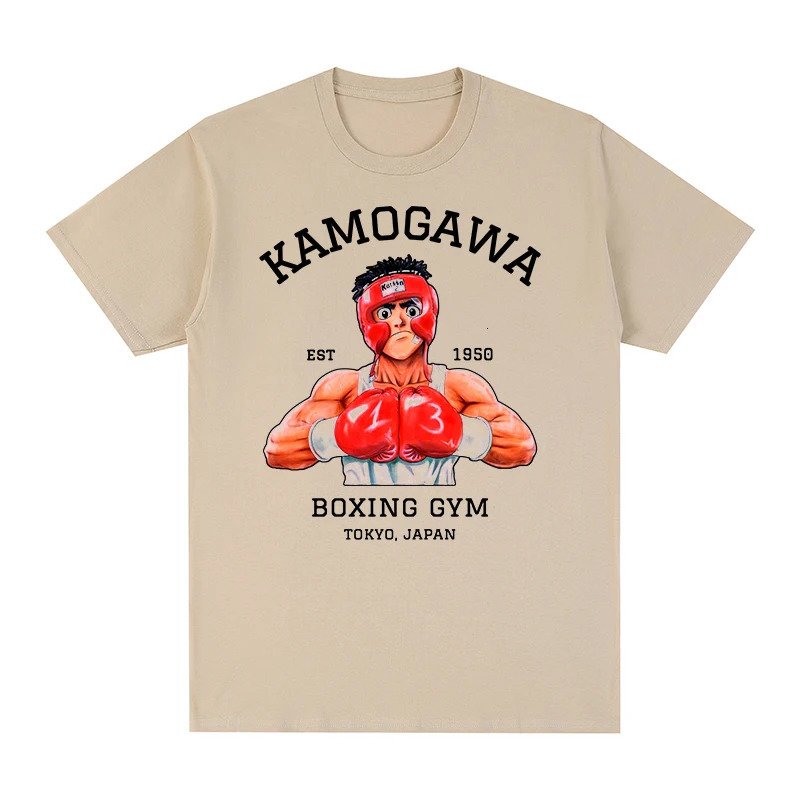 KBG Hajime no Ippo Vintage T-shirt Cotton Men T shirt TEE TSHIRT Womens tops 240113