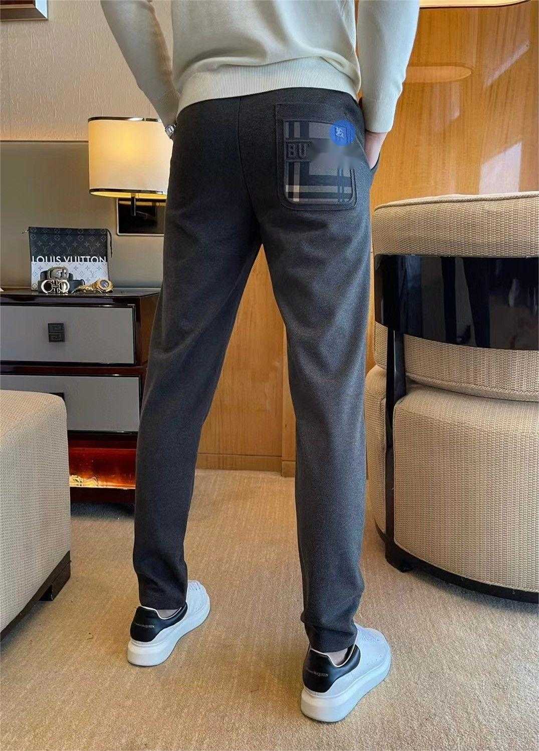 Men's Pants Brand Autumn Winter Fitness Men Gyms Pants Fashion Cotton Pencil Pants Bodybuilding Trousers High Quality Jogger Loose sweatpants Asi