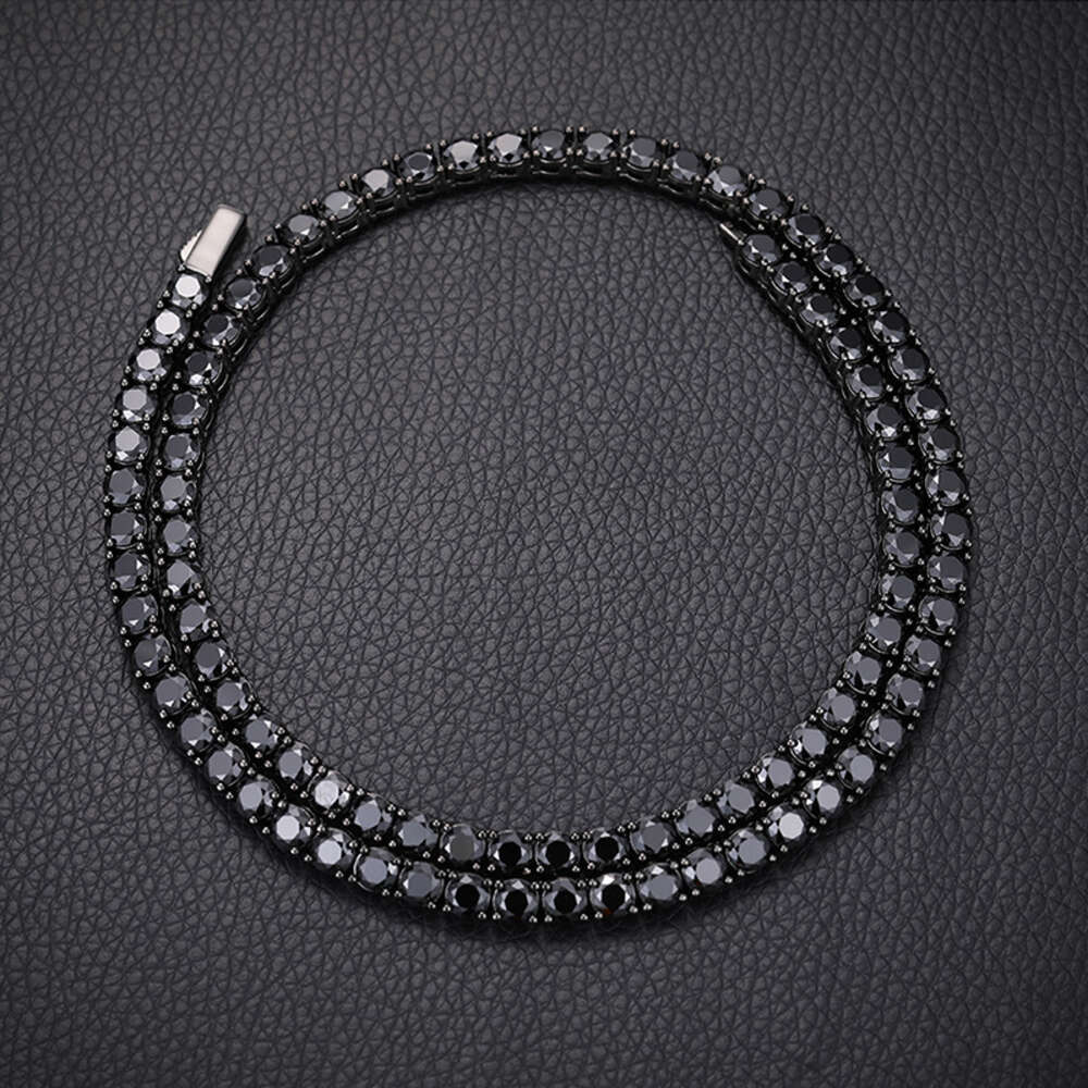 bracelet necklace mossanite Fine Jewelry Hip Hop 925 Sterling Silver VVS Moissanite Diamond Cluster Iced Out Tennis Chain Bracelet Necklace For Men Wo
