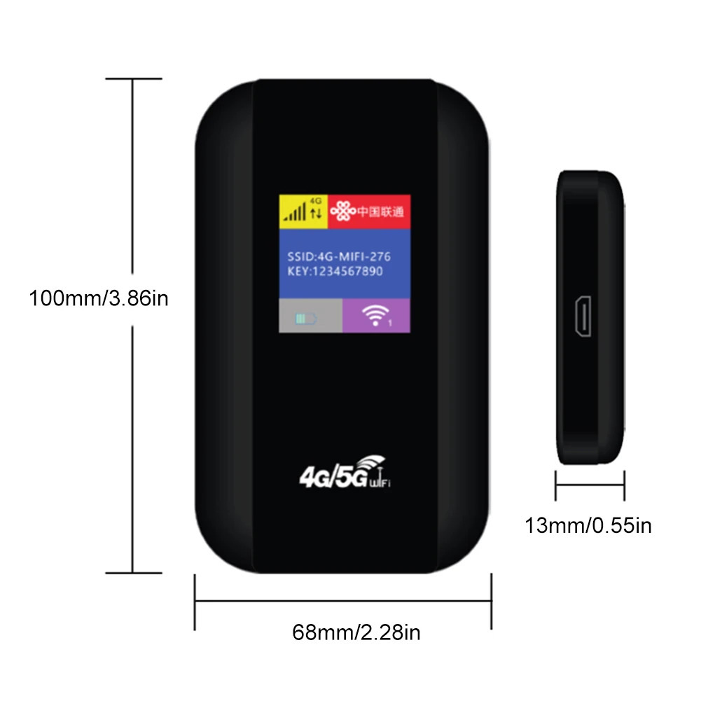 4G WIFI Router Card LTE Wireless Mini Outdoor spot Pocket Modem with Sim Slot Repeater Car Mobile Wifi 240113