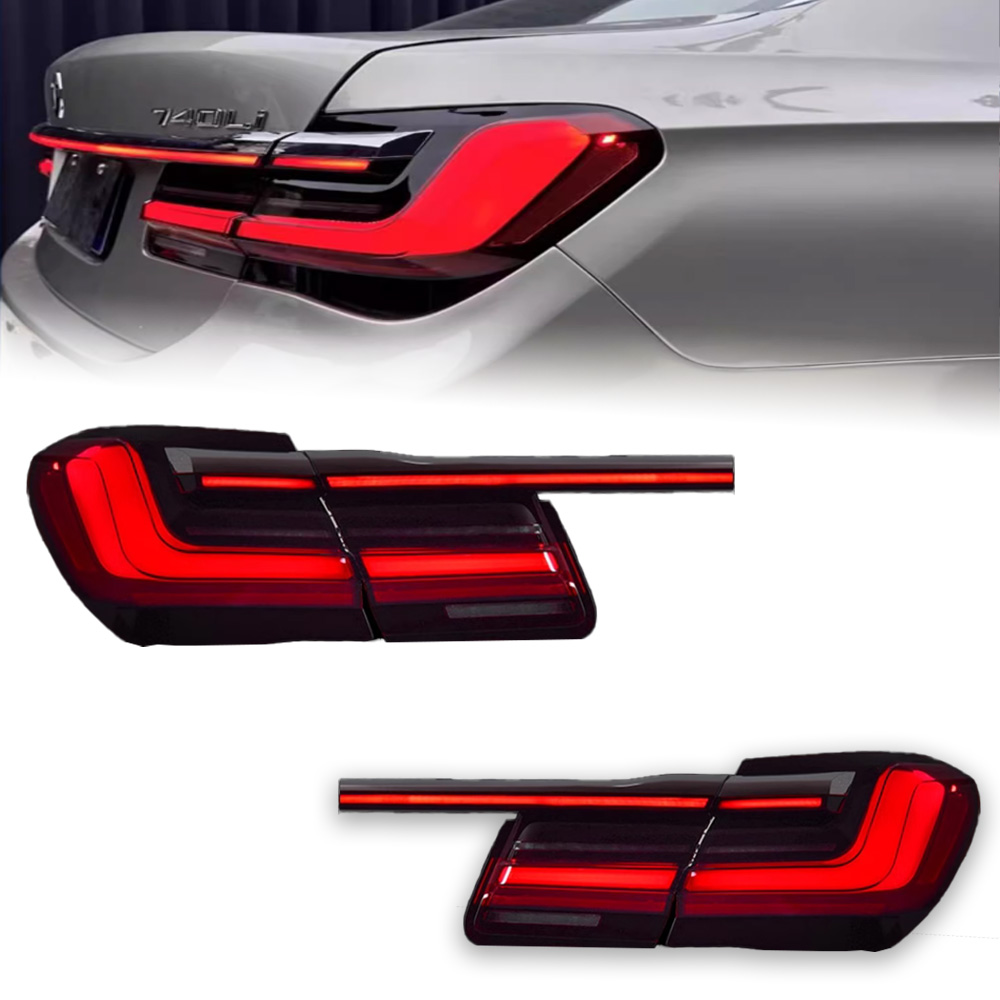for BMW 7 Series F02 2009-20 15 730I 740I 760I LED Dynamic Taillight Rear Fog Lamp Turn Signal Light Highlight Reversing and Brake