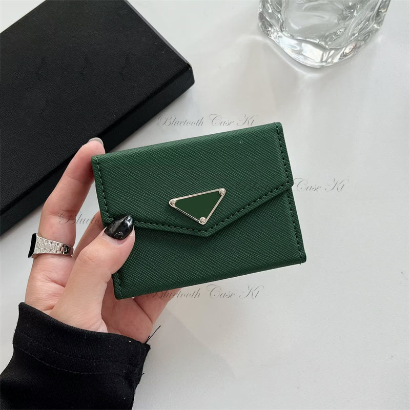 Credit Fashion Purse Push with Cover Cards Smart Holder designer Mini ID Card Case for Business card bag Triangular nameplate Phone Pouches
