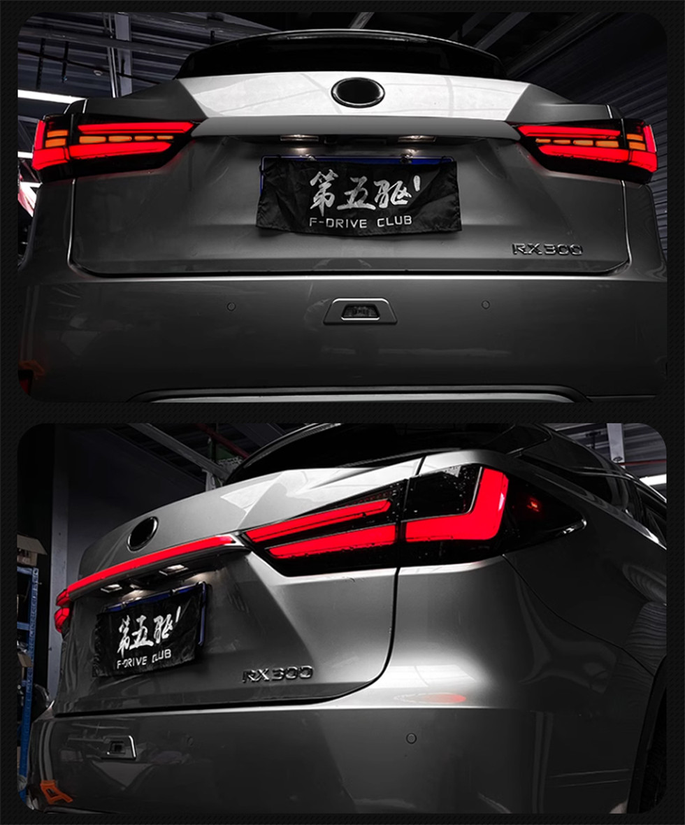For Lexus RX RX300 RX350 RX400 20 16-20 22 Car LED Tail Light Brake Lamp Reverse Turn Signal Assembly