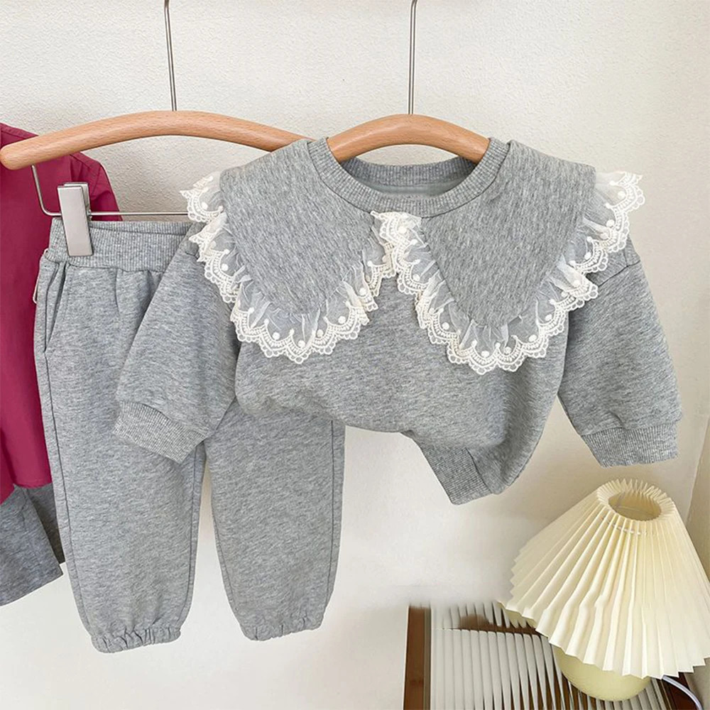 Melario Baby Kids Clothes Pants Set Children's Clothing 2pcs Casual Sport Outfits Loungewear Casual Pullover Tracksuit Suit 240113