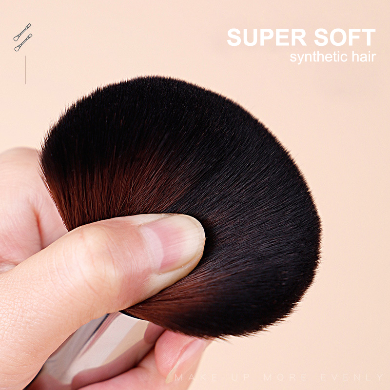 Makeup Brush Set Soft Synthetic Hair Original Wood Handle Profesional Artist's Cosmetic Brushes for Powder Blush Foundation