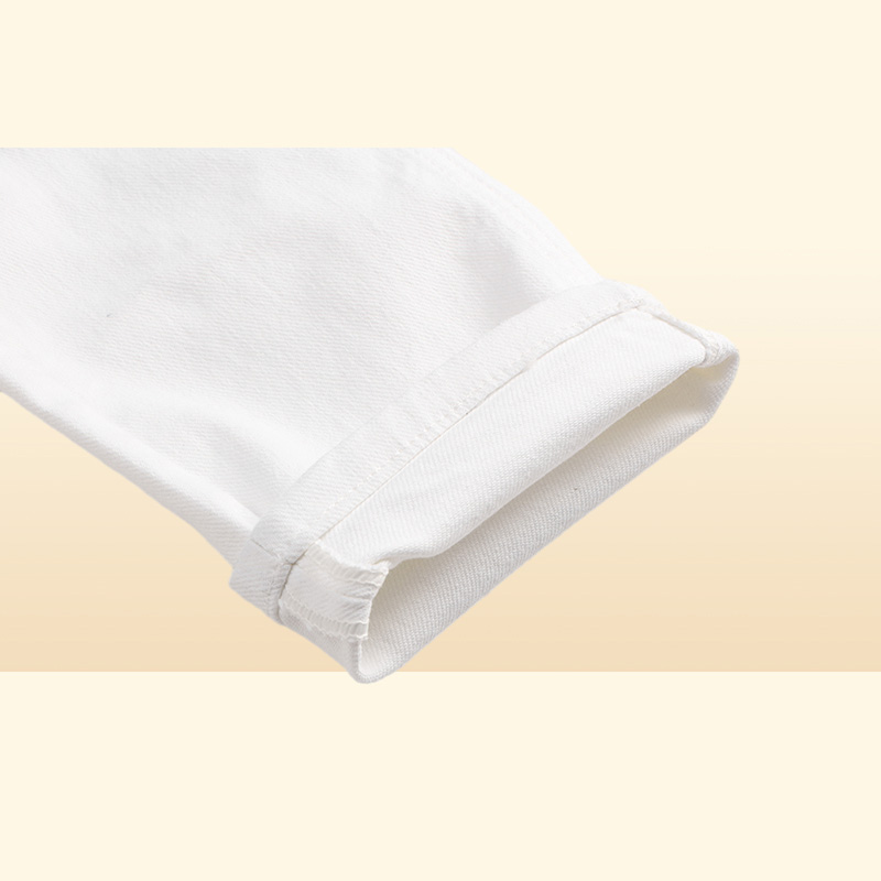 PINK PARADISE Classic Fashion Man Jeans Rock Moto Mens Casual Design Ripped Jeans Distressed Skinny Denim Biker Jeans White 1574921388106