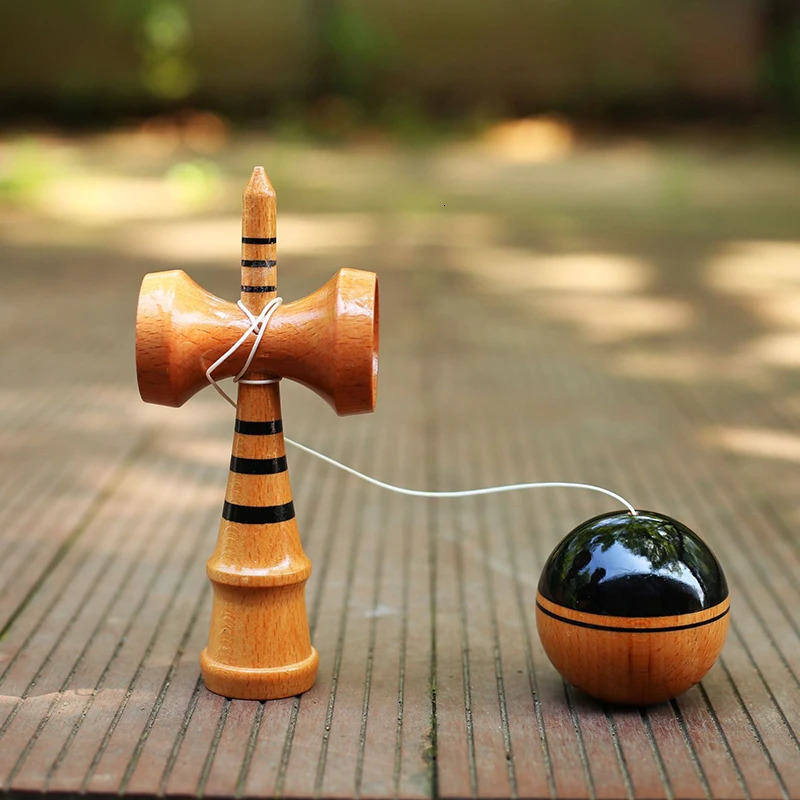 Classic Kendama Wooden Toy Professional Kendama Skillful Juggling Ball Education Traditional Game Toy For Children 240113