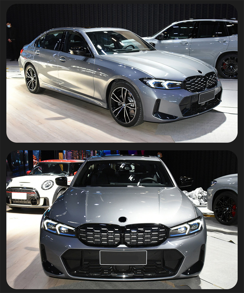 Car Lights For BMW 3 series G20 G28 20 19-2023 320i LED Auto Headlight Assembly Upgrade Blue Eyebrow Matrix Laser Headlights