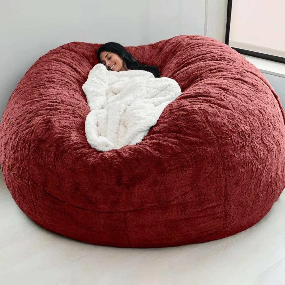 High Elastic Good Indoor Oversized Bean Bag Chair Cover Flexible Giant Sofa Washable Household Supplies 240115