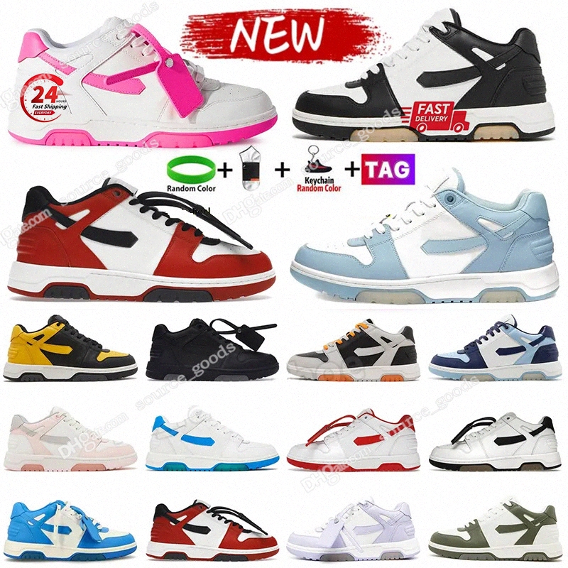 Designer Brand Out Office Sneakers Casual Shoes Offes White Low Top Suede Leather Platform Trainer Breathable Sport Shoe Party Walking sneaker 36-45