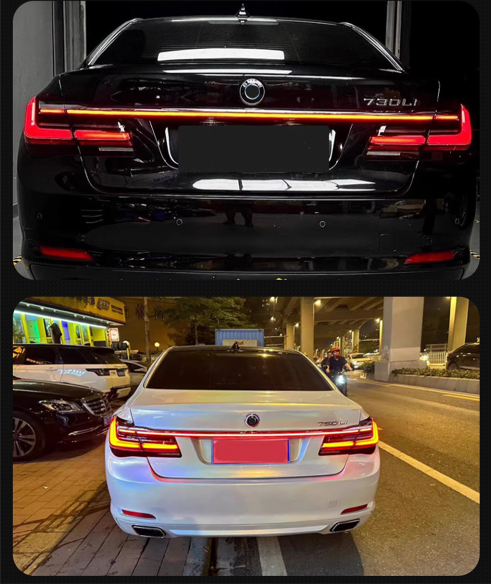 Car Tuning Taillight For BMW 7 series F02 2009-20 15 730I 740I 760I LED Driving Lights Rear Brake Turn Signal Tail Lamp