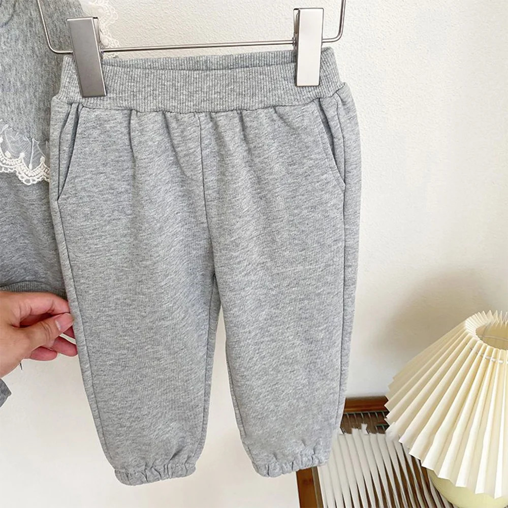 Melario Baby Kids Clothes Pants Set Children's Clothing 2pcs Casual Sport Outfits Loungewear Casual Pullover Tracksuit Suit 240113
