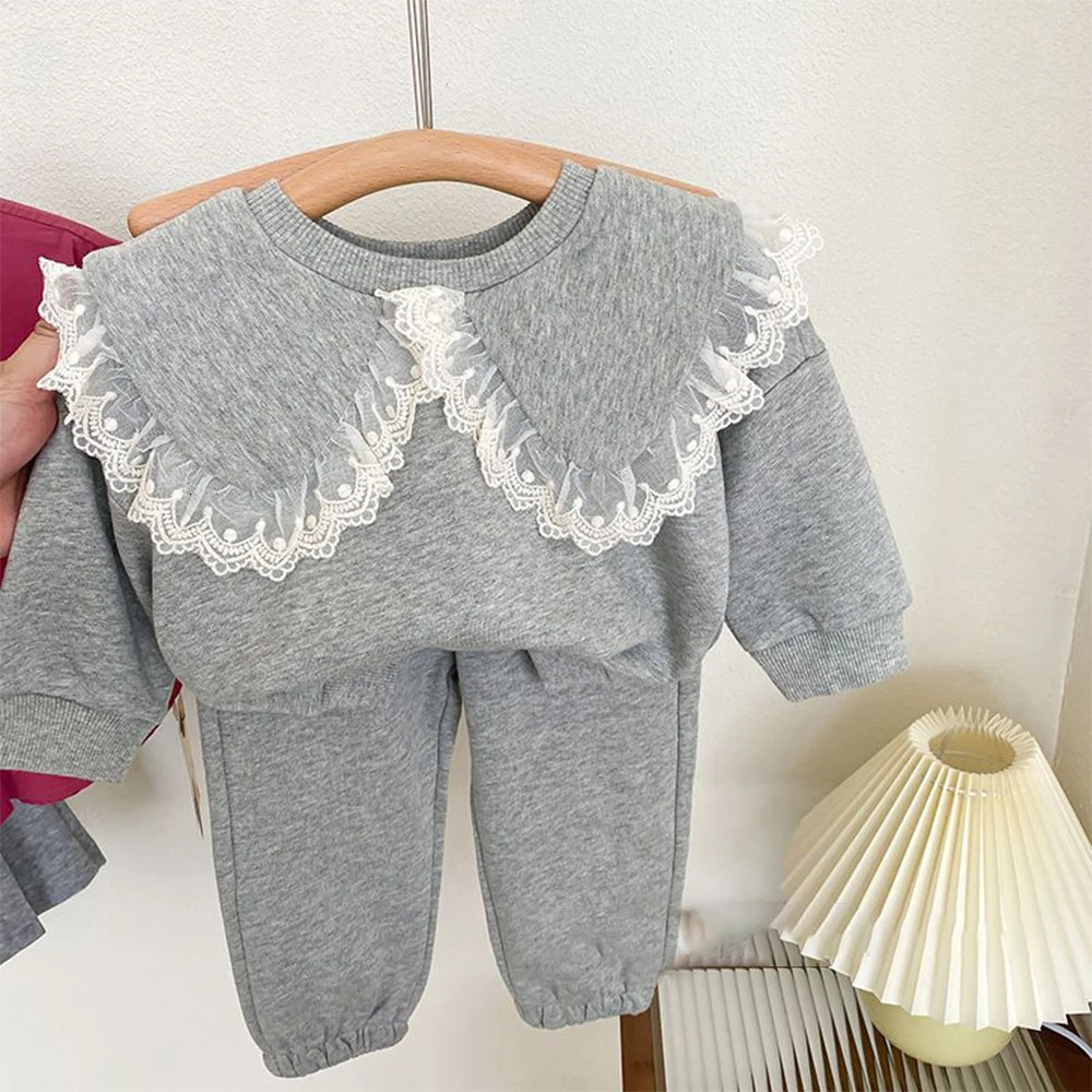 Melario Baby Kids Clothes Pants Set Children's Clothing 2pcs Casual Sport Outfits Loungewear Casual Pullover Tracksuit Suit 240113