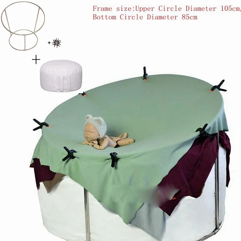2023 Beanbag Stand Posing Steel Frame born Pography Props Poser Studio Backgrounds Baby Po Bean Bag Accessories 240115