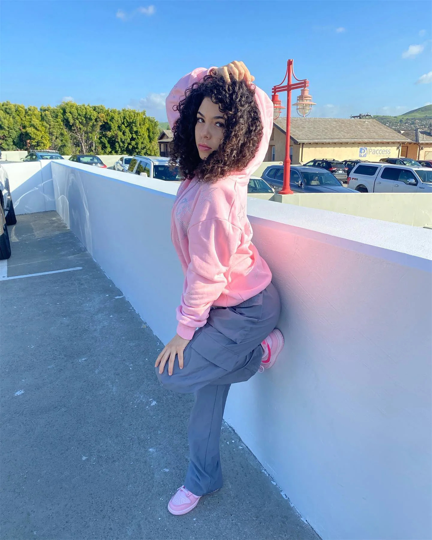 Y2K Rhinestone Zip Up Oversized Sweatshirts of Women autumn Goth Hoodies Pink Hooded Jacket Streetwear clothing 240115