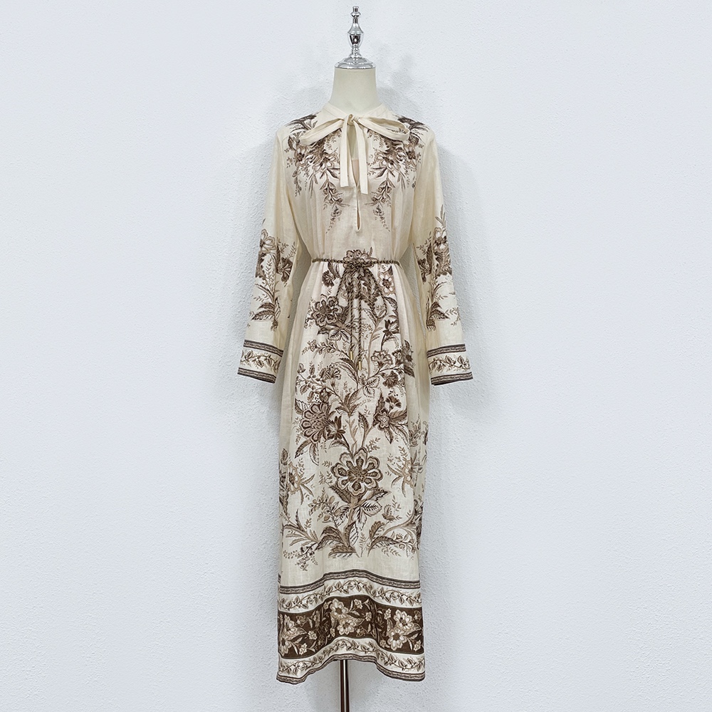 Australian Designer 2024 Spring/Summer New Printed Dress