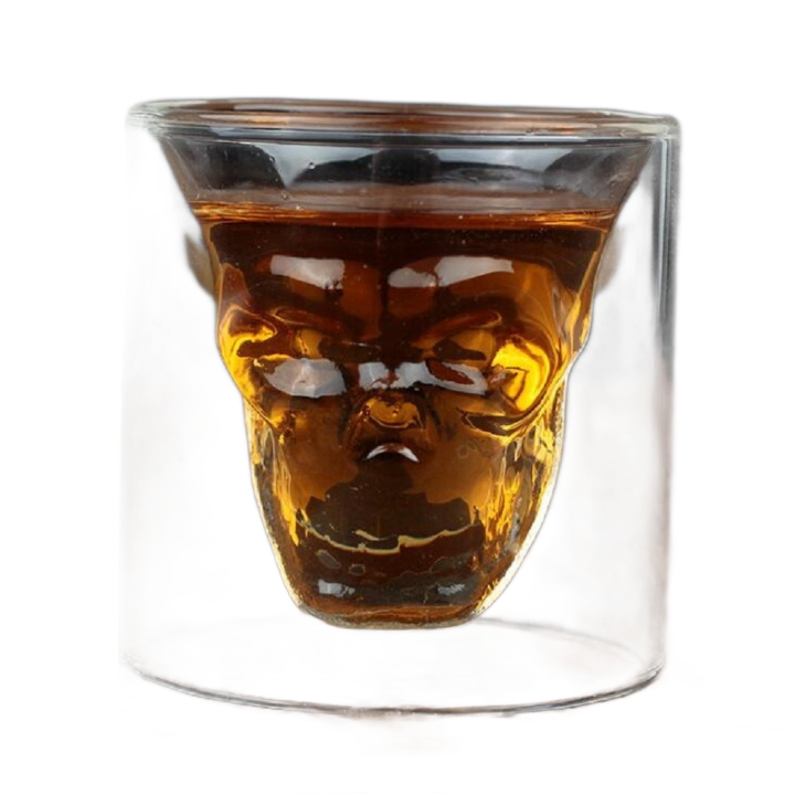 Crystal Skull Head S Cup Set 700ml Whiskey Wine Glass Bottle 75ml Glasses Cups Decanter Home Bar Vodka Drinking Mugs5275184