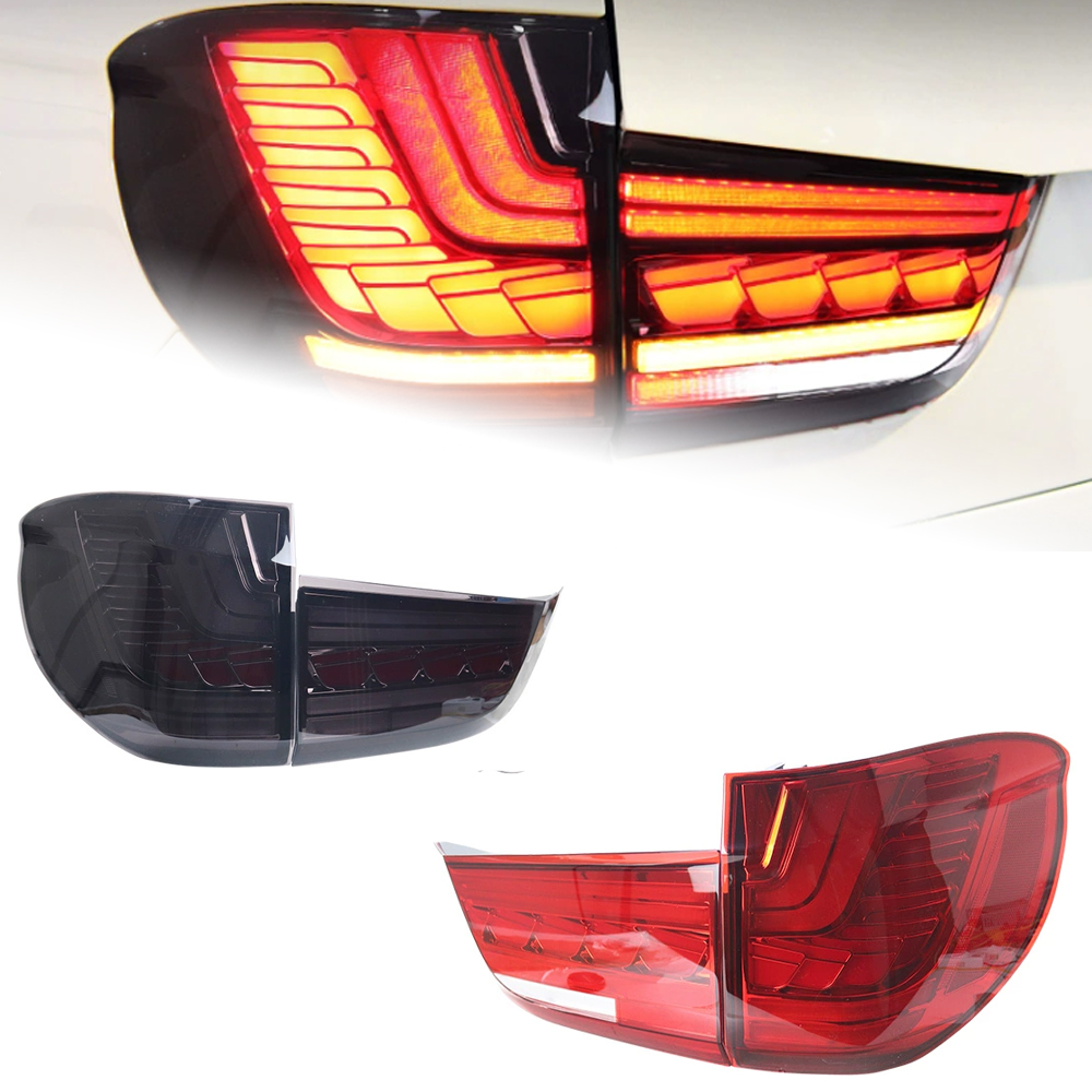 Car Styling Rear Lights for BMW X5 F15 2014-20 18 LED Taillight Dynamic Turn Signal Light Tail Lamp Assembly