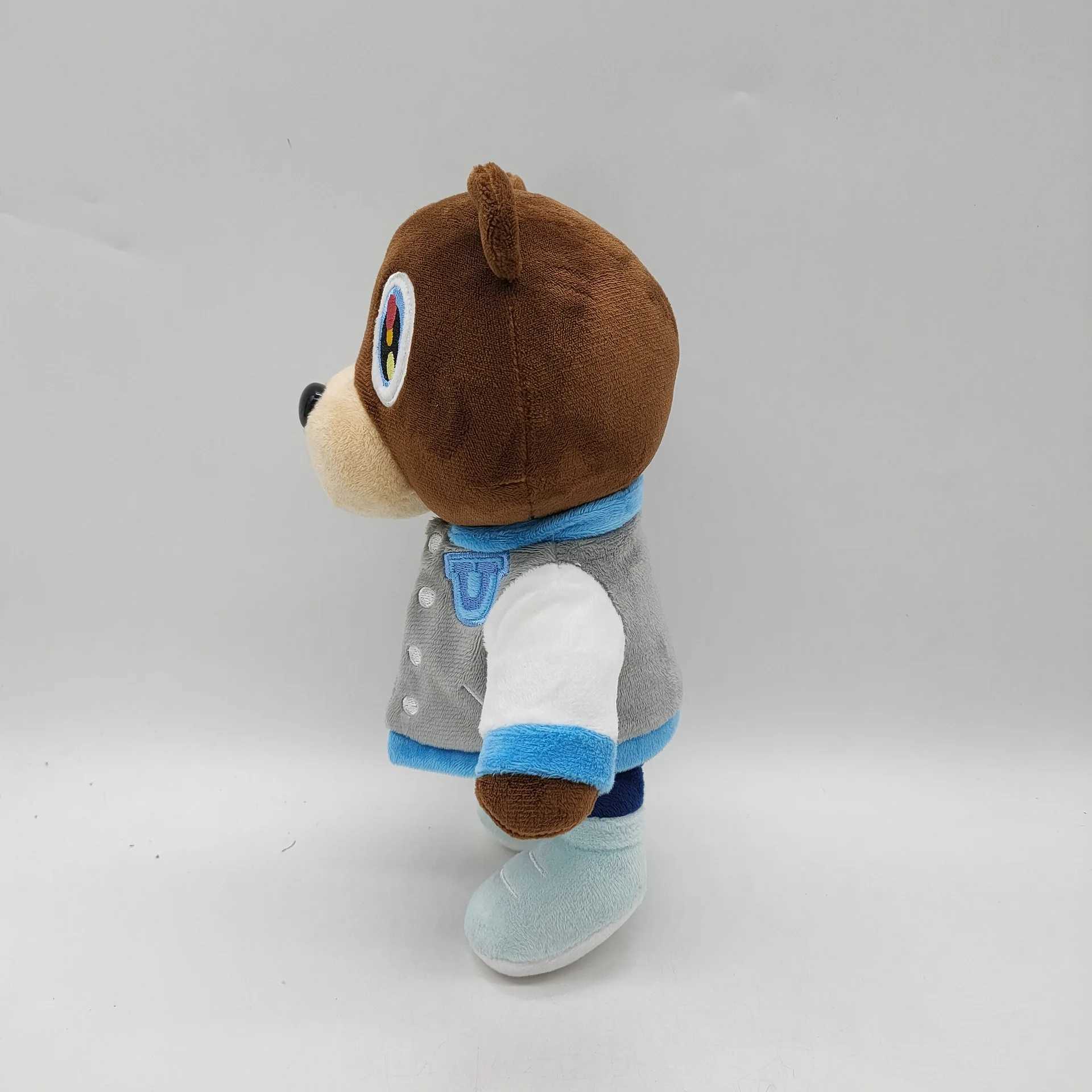 26CM Kanye Teddy Plush Cartoon Bear Dolls Stuffed Soft Toy Christmas Birthday Gift For Children Y260128