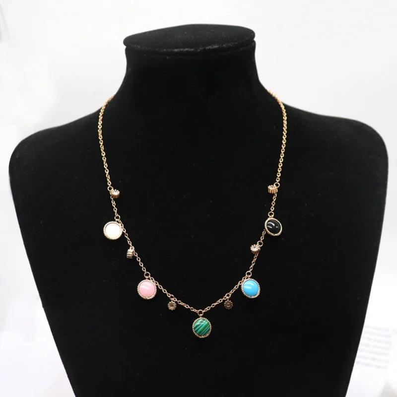 Korean Eight-pointed Five Stars Multi-compasses Braclet Female Fashion Ins Compass Bracelet Earrings Female Necklace 240115