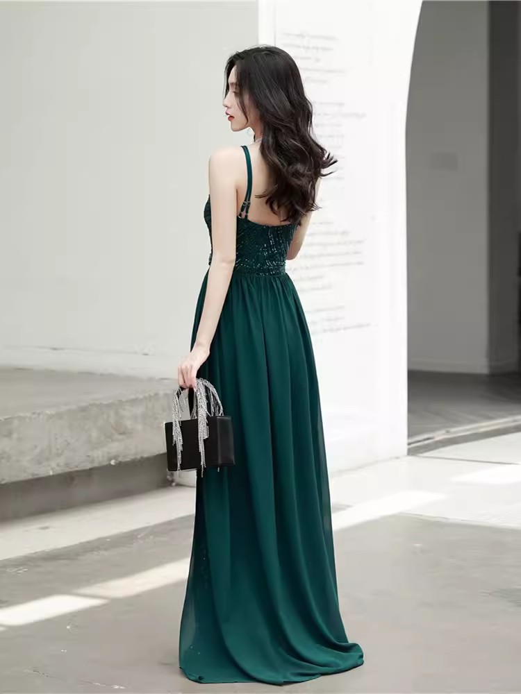 Positioning Flower Bead Chiffon Skirt Crafted with Bead Hanging Neck Mermaid Evening Dress Abendkleider Robe de soiree