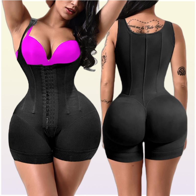 Women's Shapers Stage 2 amp 3 Fajas Colombianas Bbl Shapewear Women Postpartum Recovery Body Shaper Waist Trainer Reductora
