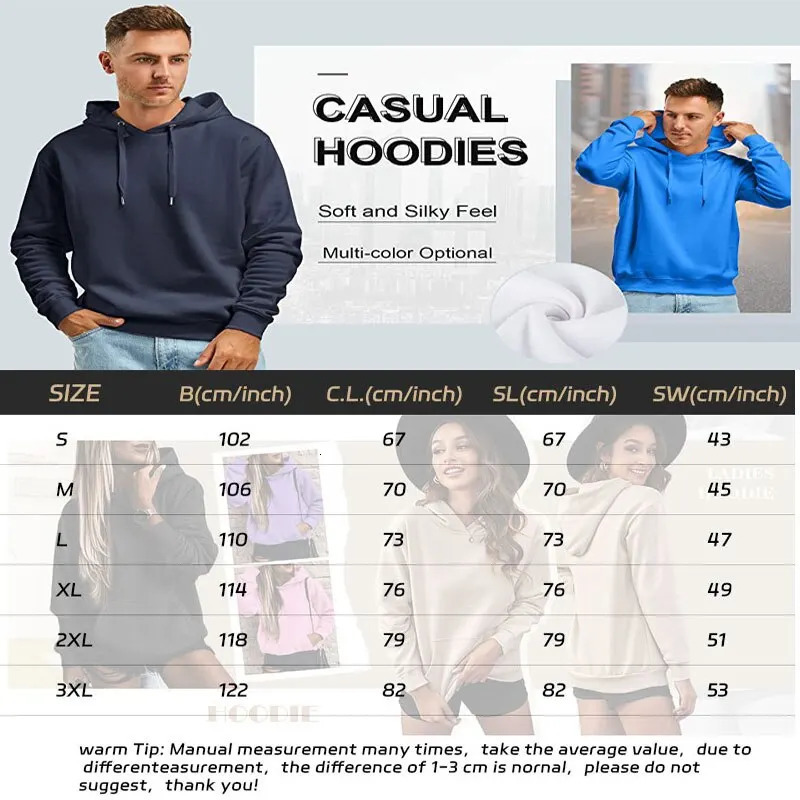 100 Cotton Wool Hoodie Autumn Winter Loose Letter Print Sweater Men and Women Hip Hop Long Sleeve Coat Harajuku 240115