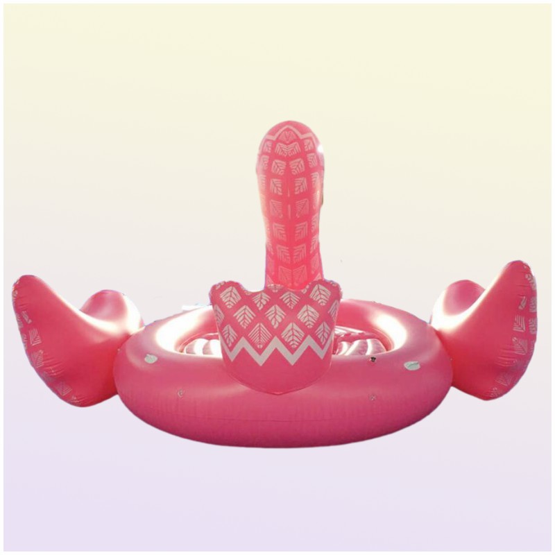 New 68 person Huge Flamingo Pool Float Giant Inflatable Unicorn Swimming Pool For Pool Party Floating Boat