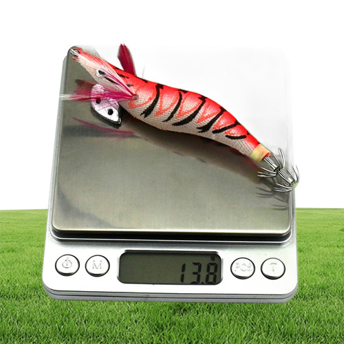 20pcs 12cm 145g Squid Lure Fishing Jigging Octopus Squid Hook 30 Jigs Cuttlefish Wood shrimp Fishing Hooks Fishing Lures