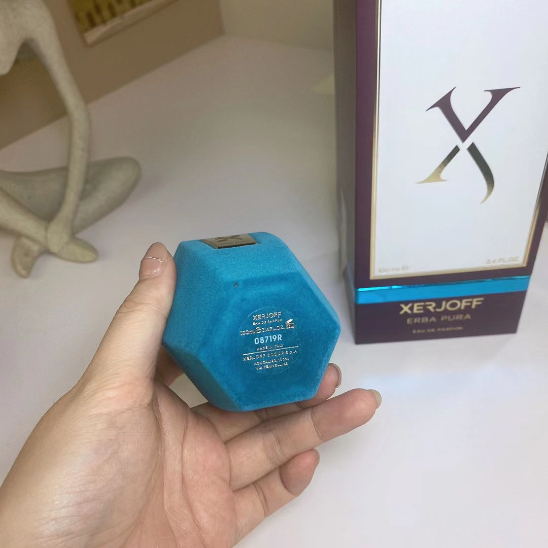Designer Perfume XERJOFF ERBA PURA 100Mleau De Parfum 3.4Oz EDP Men Women Cologne Good Smell Long Time Leaving Body Spray High Quality Fast Ship