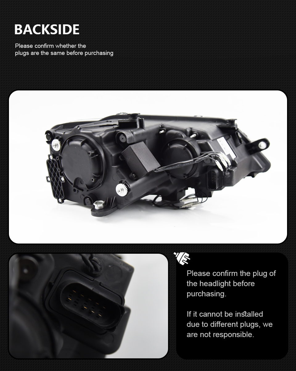 LED Head Lamp Assembly for VW Jetta Sagitar 2012-2018 Daytime Running Headlight 2012-2018 MK6 Turn Signal High Beam Light